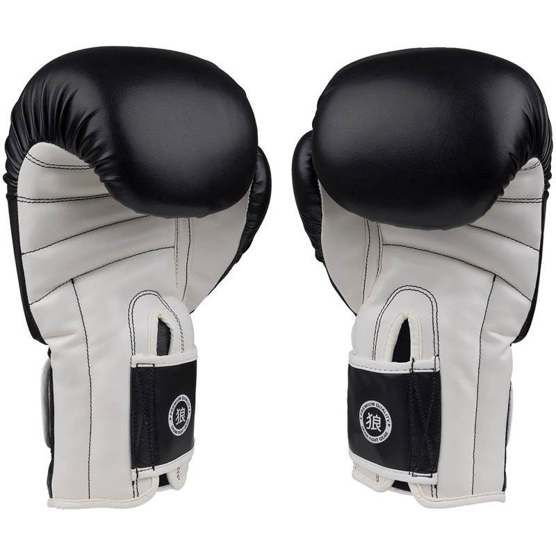 OKAMI RUMBLE BOXING GLOVES -BLACK/white